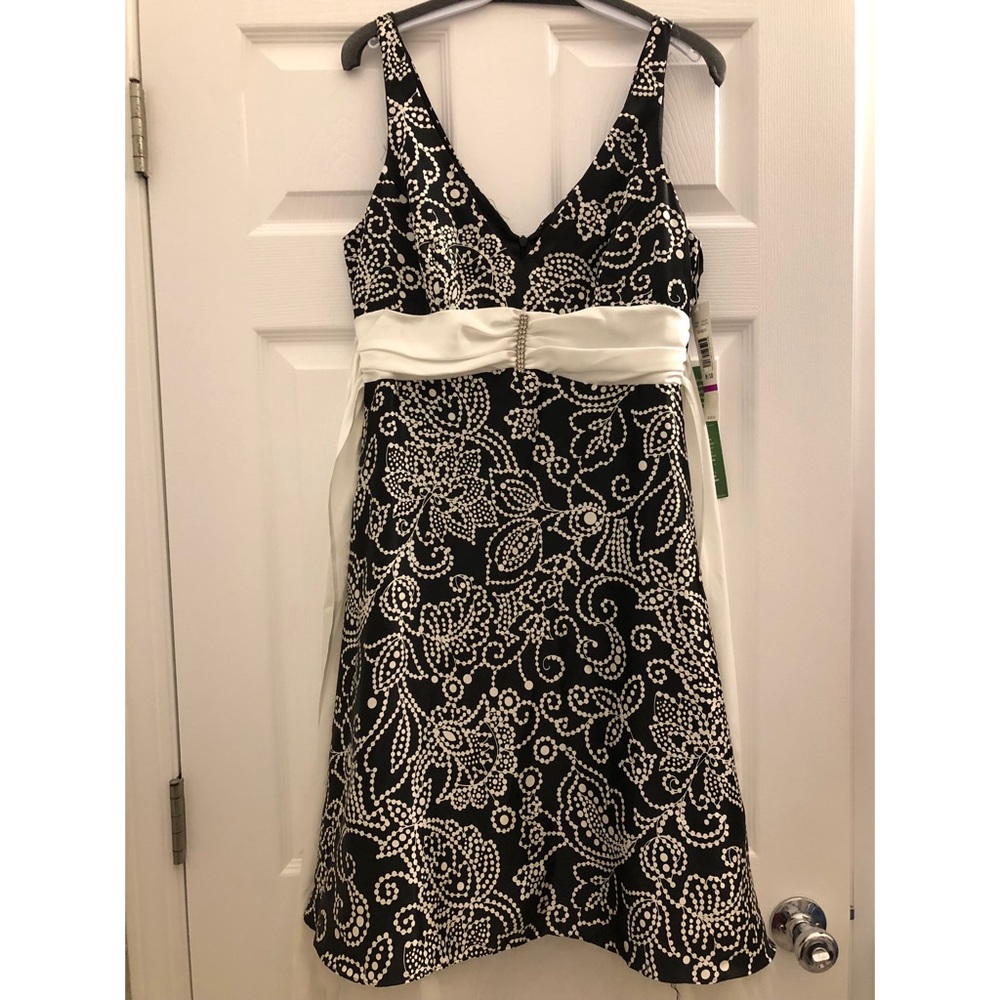 White and Black dress